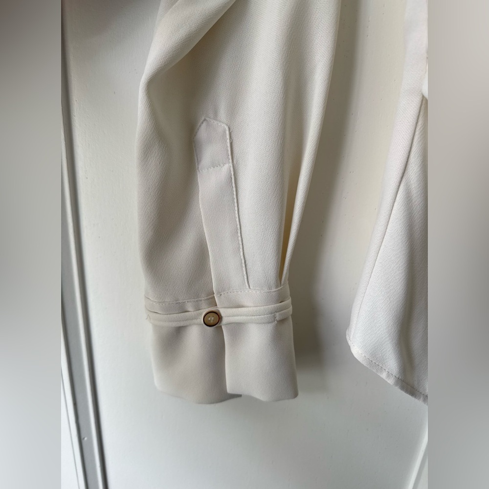 Zara White Button Down Shirt - Picture 3 of 6